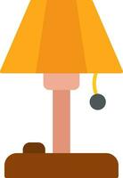 Floor Lamp Flat Icon vector