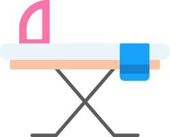 Ironing Board Flat Icon vector