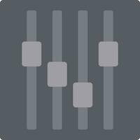 Faders Flat Icon vector