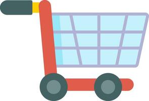 Trolley Flat Icon vector