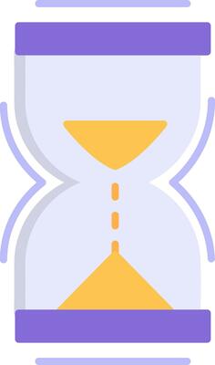 Hour Glass Flat Icon