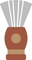 Shaving Brush Flat Icon vector