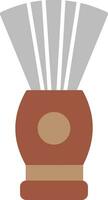 Shaving Brush Flat Icon vector