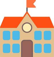 School Flat Icon vector