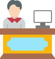 Reception Flat Icon vector