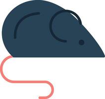 Rat Flat Icon vector