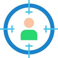 Target Flat Icon vector