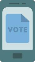 Vote Flat Icon vector