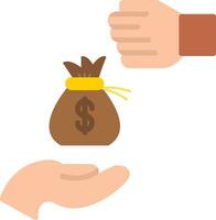 Bribery Flat Icon vector