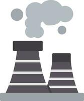 Air Pollution Flat Icon vector