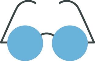 Eyeglasses Flat Icon vector