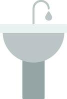 lavabo plano icono vector