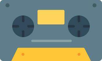 Cassette Flat Icon vector