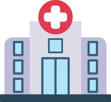 Hospital Flat Icon vector