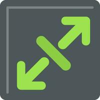 Expand Flat Icon vector