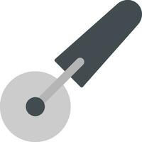 Pizza Cutter Flat Icon vector