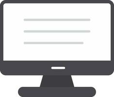 Computer Flat Icon vector