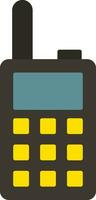 walkie talkie icono plano vector