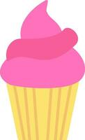 Cupcake Flat Icon vector