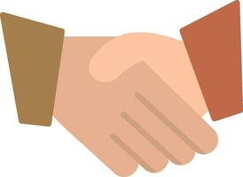 Hand Shaking Flat Icon vector