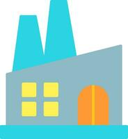 Factory Flat Icon vector