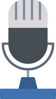 Microphone Flat Icon vector