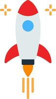 Rocket Flat Icon vector