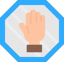 Stop Flat Icon vector