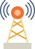 Telecommunications Flat Icon vector