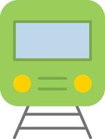 Rail Flat Icon vector