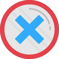 Cancel Flat Icon vector