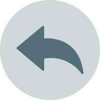 Previous Flat Icon vector