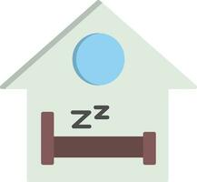 Sleep Flat Icon vector