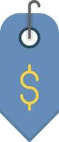 Dollar Sign Flat Icon vector