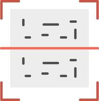 Qr Code Flat Icon vector