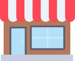 Grocery Store Flat Icon vector