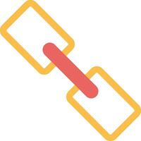 Link Flat Icon vector
