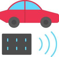 Remote Vehicle Flat Icon vector