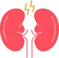 Kidney Flat Icon vector