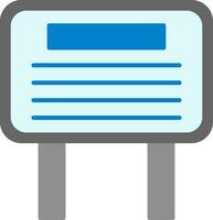 BillBoard Flat Icon vector