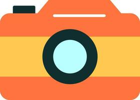 Photo Camera Flat Icon vector