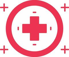 hospital firmar plano icono vector