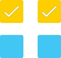 Check Box Flat Icon vector