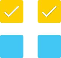 Check Box Flat Icon vector