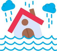 Flood Flat Icon vector