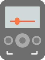 Audio Player Flat Icon vector