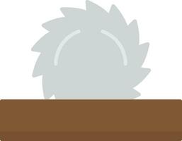 Circular Saw Flat Icon vector