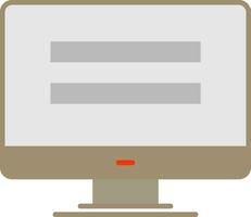 Personal computer Flat Icon vector