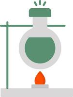 Bunsen Burner Flat Icon vector