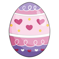 Cartoon clip art egg easter element of easter day png